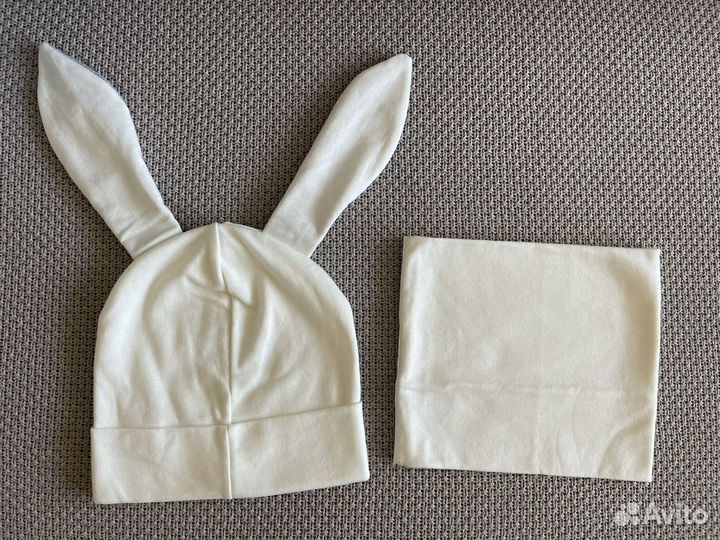 Шапка и снуд для девочки 52 р