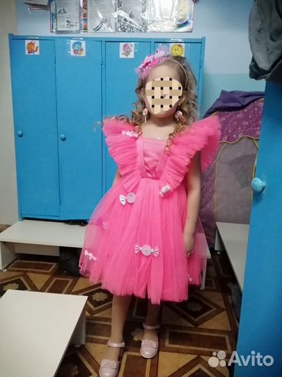 Вечернее платье для девочек 128-134р