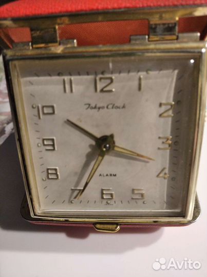 Часы будильник дорожные складные.Япония.Механика