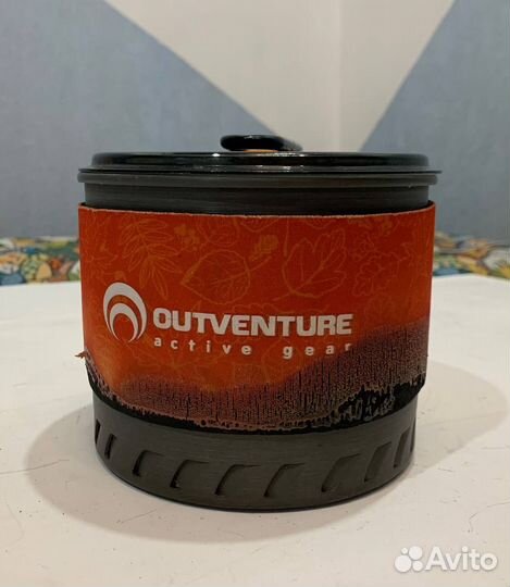 Туристический котелок с радиатором Outventure