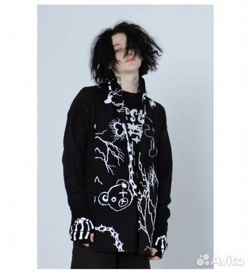 Широкий шарф дрейн