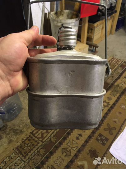 Котелок походный и фляга