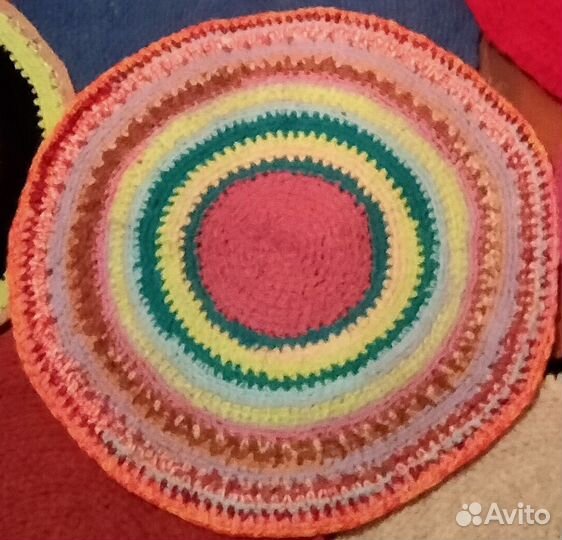 Коврик вязаный крючком