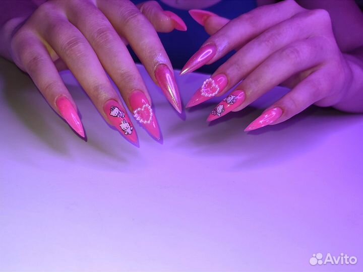 Маникюр наращивание ногтей на дому