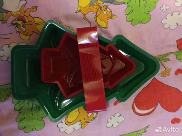 Силиконовые формы для выпечки.елка