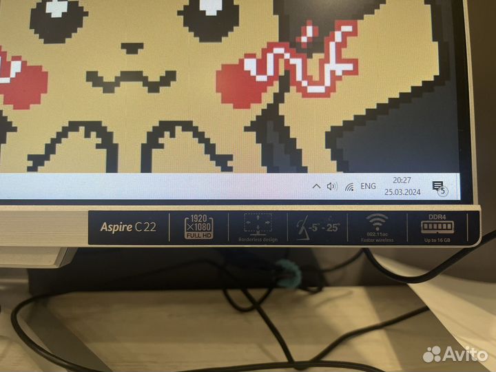 Моноблок acer c22 -865