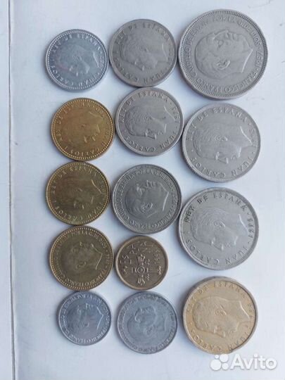 Песеты Испании наборы