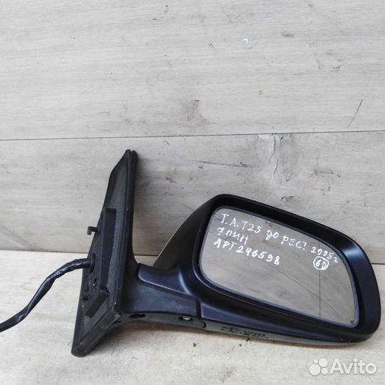 Зеркало наружное правое Toyota Avensis t25 до рест