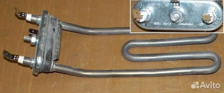 Тэн 1950W гнутый без отверстия под датчик HTR001AD