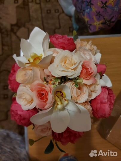 Букет невесты и бутоньерка