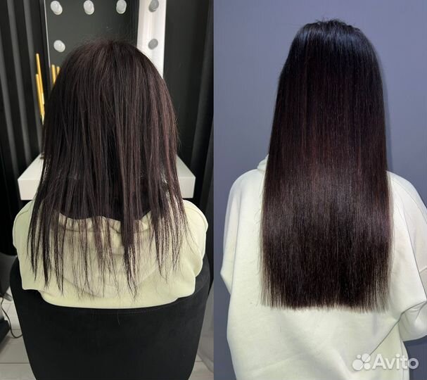 Наращивание волос, биопротеиновые волосы