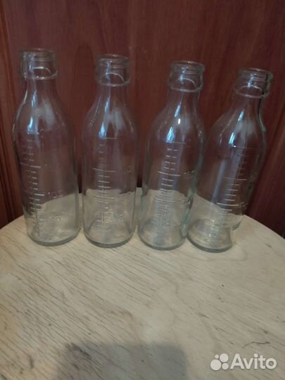 Бутылочки стеклянные для кормления