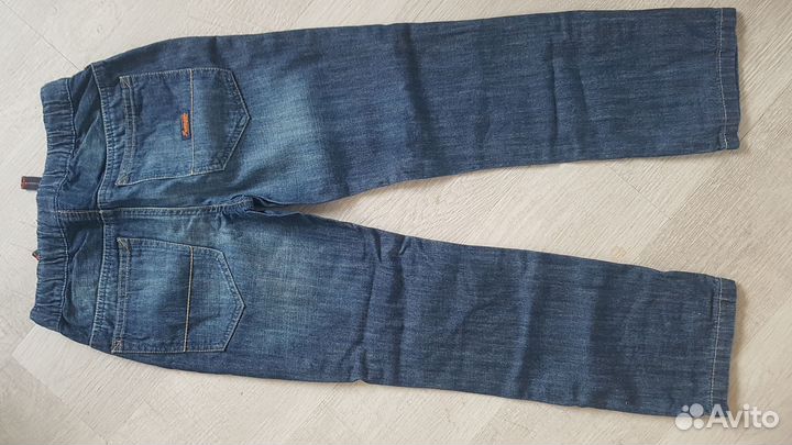 Джинсы на мальчика 128