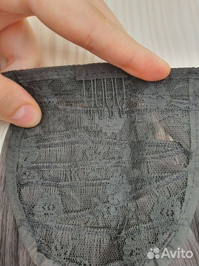 Хвост шиньон длинный