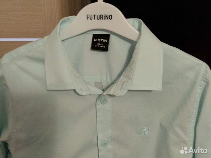 Рубашки zara для мальчика 152см