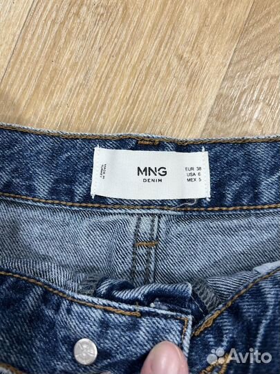 Шорты джинсовые mango 38