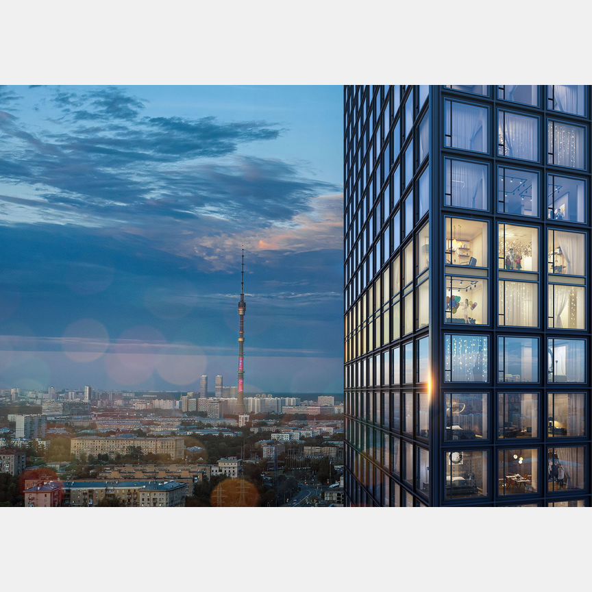 2-к. квартира, 64,8 м², 38/54 эт.