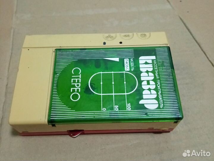 Кассетный плеер Квазар на запчасти