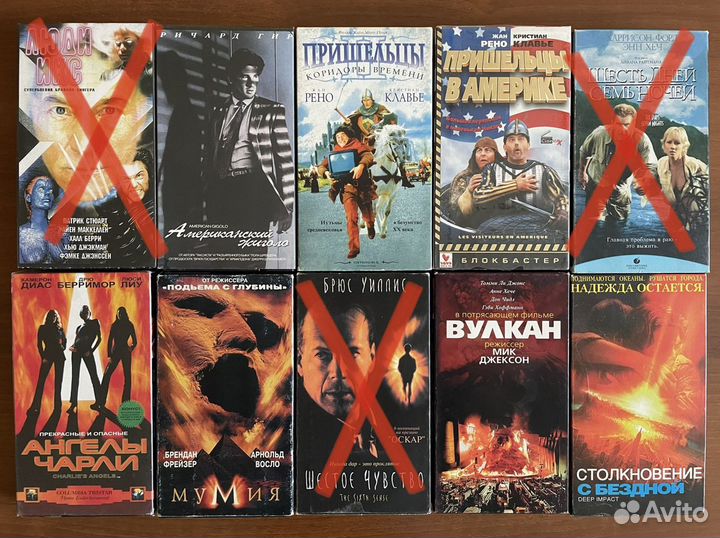 Видеокассеты в ассортименте