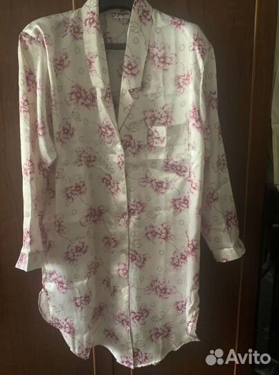 Халат женский шелковый