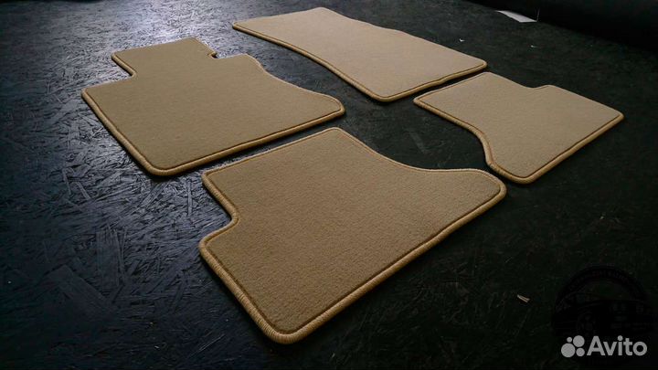 Автоковрики для BMW 6 серии e63, бежевые