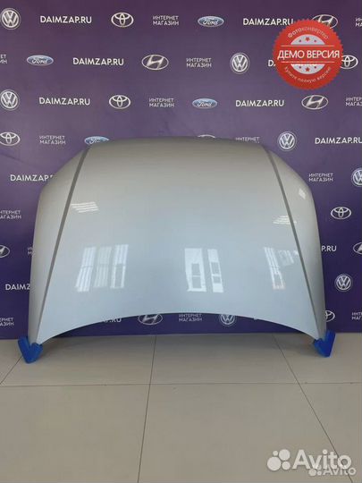 Капот Volkswagen Polo (2015) серебристый (A7W)