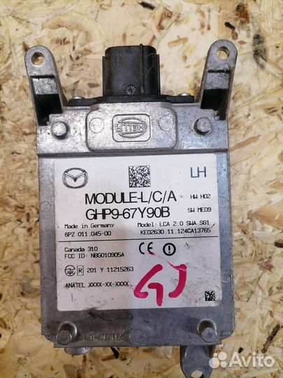 Датчик слепых зон правый левый Mazda 6 GJ