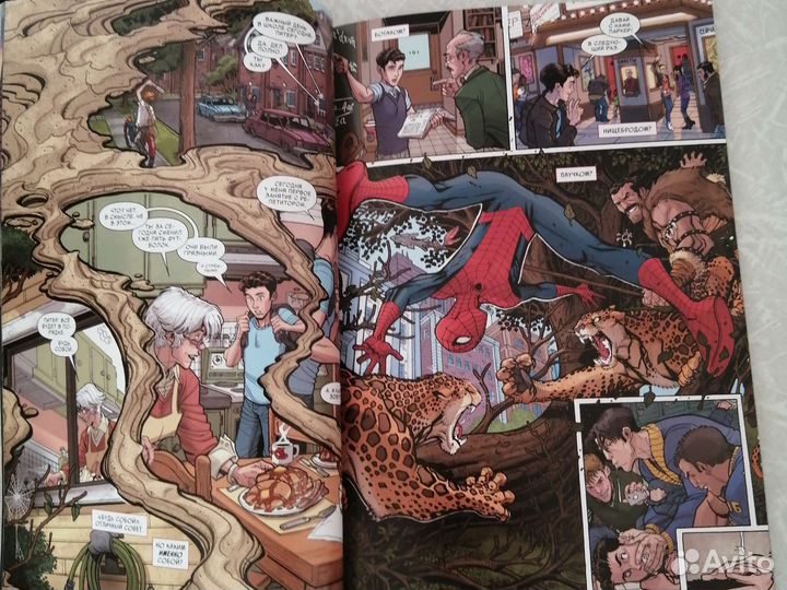 Комикс человек паук