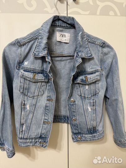 Джинсовая куртка zara для девочки