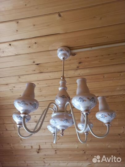 Люстра потолочная б/у