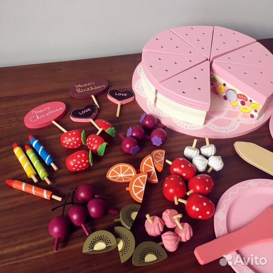 Детский деревянный торт