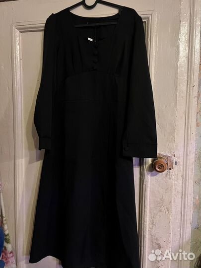 Платье черное размер s 42