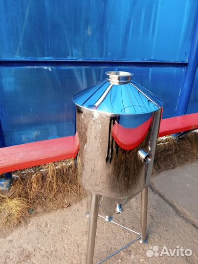 Цкт 65 л из нержавейки с горловиной на 4 дюйма