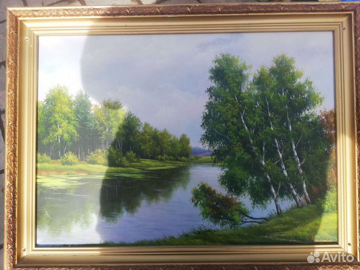 Картина маслом на холсте пейзаж