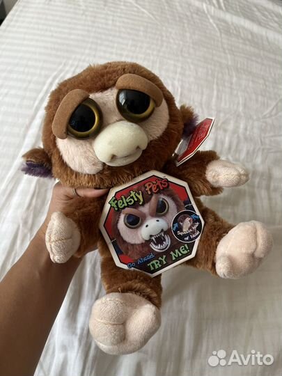 Игрушка обезьянка добрый-злой от Feisty Pets