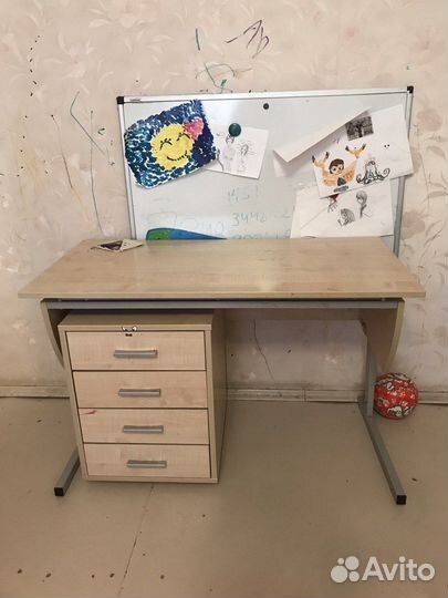 Тумба для письменного стола, 4 ящика