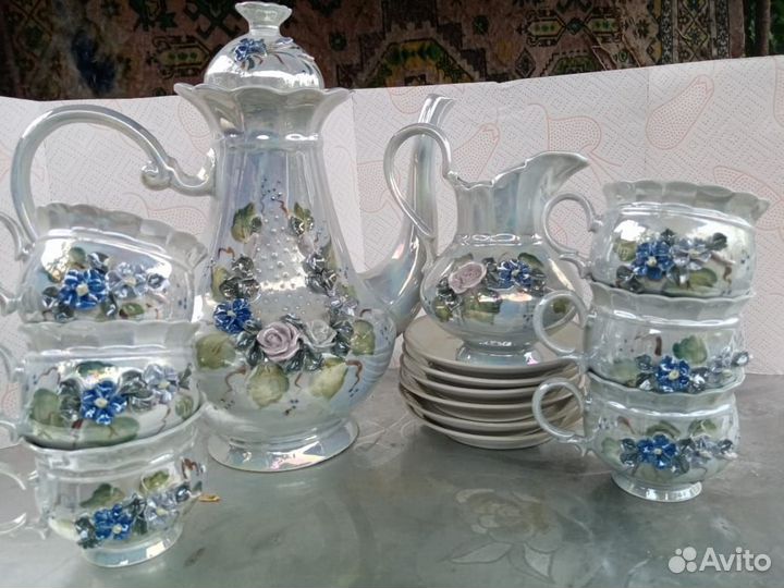 Чайно кофейный сервиз. Кисловодский фарфор