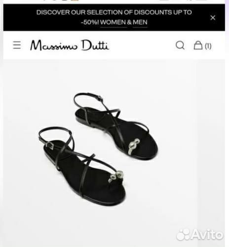 Сандалии Massimo dutti p. 36-36,5 (37)