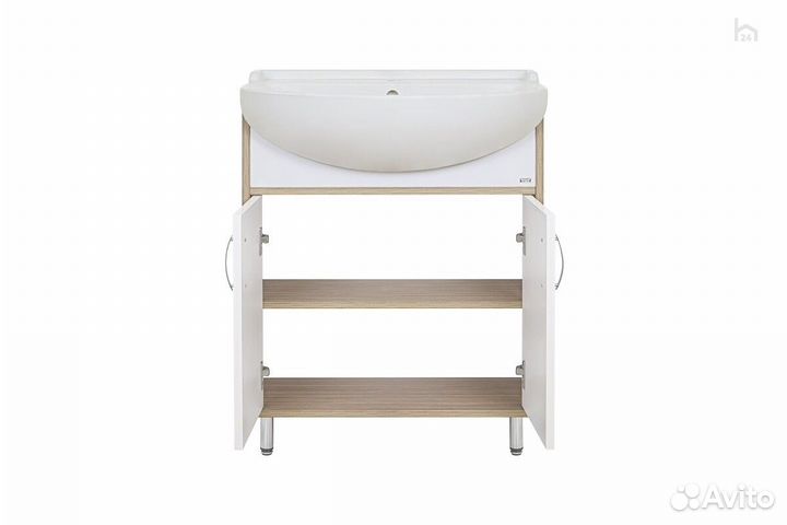 Тумба для ванной с раковиной напольная Делла