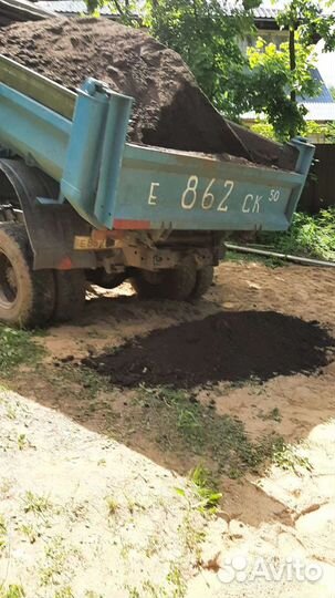 Чернозем для огорода, перегной, навоз, песок, торф