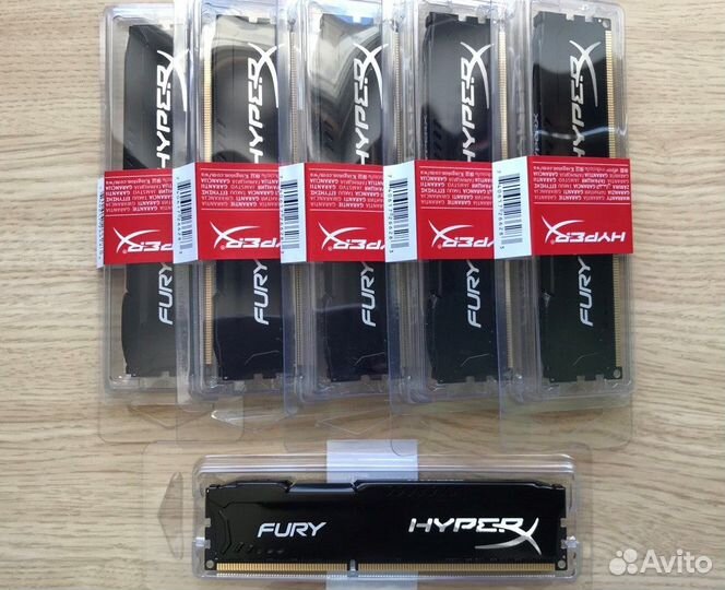 Память DDR3 8Gb 1866Мгц HyperX Fury (новая)