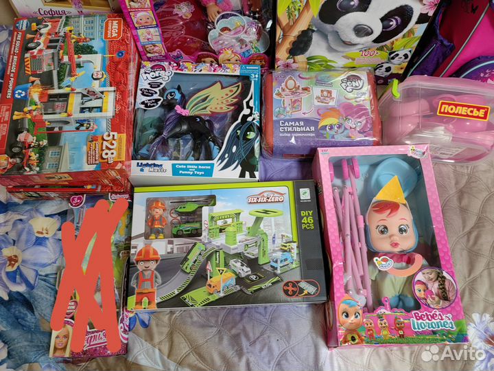 Новые детские игрушки (цены разные)