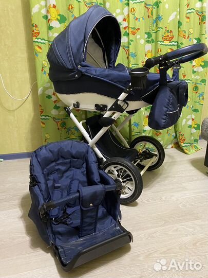 Коляска 2 в 1. Мягкий надежный внедорожник