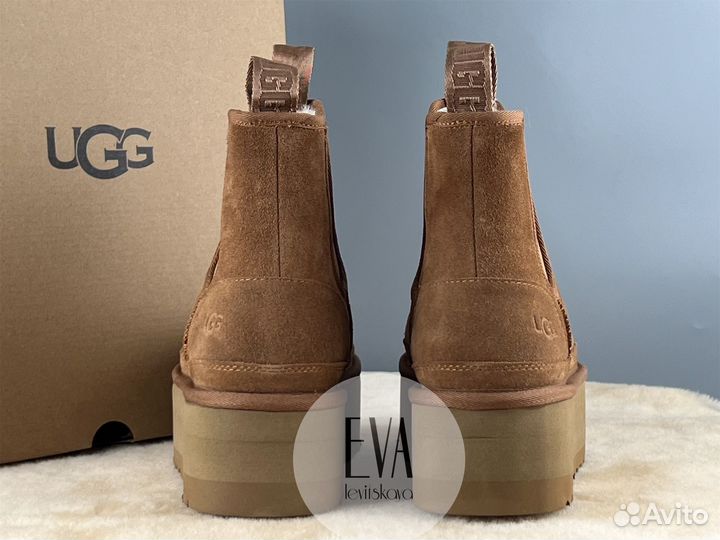 Ugg женские на платформе Neumel Chelsea Chestnut