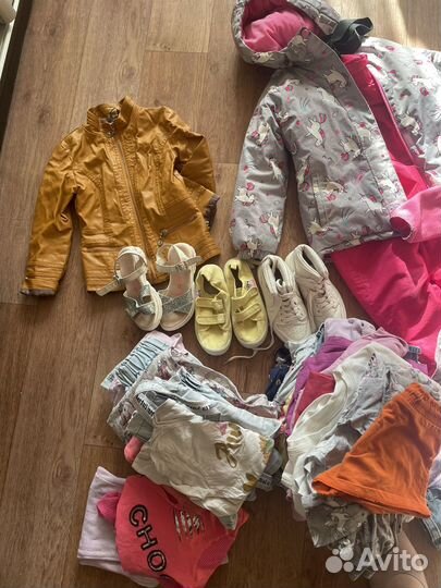 Детские вещи пакетом 122-128
