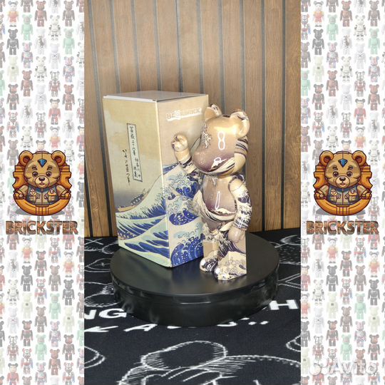 Bearbrick Kanagawa Surf 400% 28см