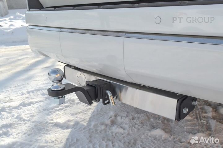 Фаркоп тсу нержавейка Тойота Ленд Крузер 300 2021