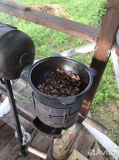 Казан чугунный 22л