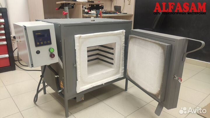 Обжигание керамики металлов глины в муфельной печи