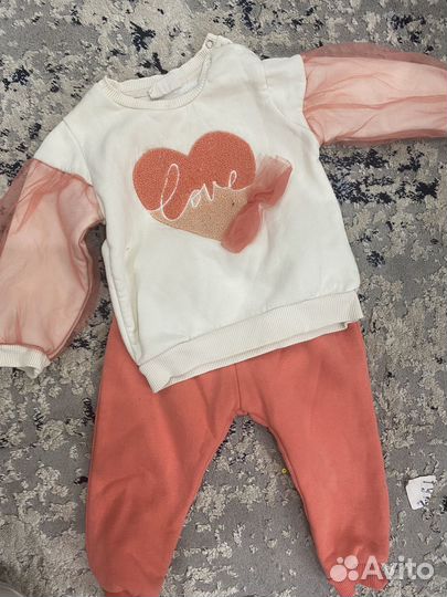 Одежда пакетом для девочки 86 92